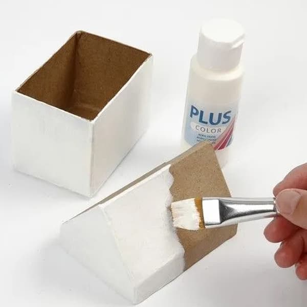 Hus Pappaskar - 6 x 8,5 cm - Kvist - 4 st