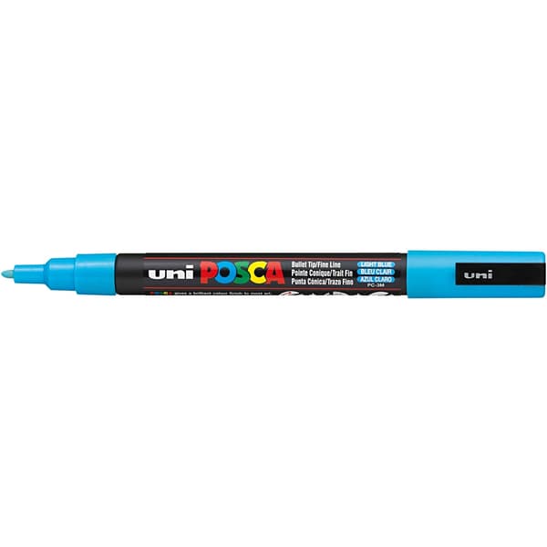 Posca Marker Fine Bullet PC-3M - Light blue