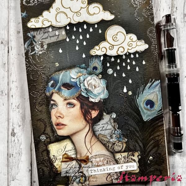 Schablon Stamperia - Masquerade Ornament - 12x12 cm