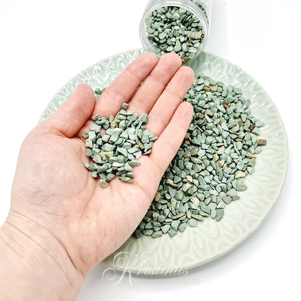 Dekorationssten - Grön Mix - 400g