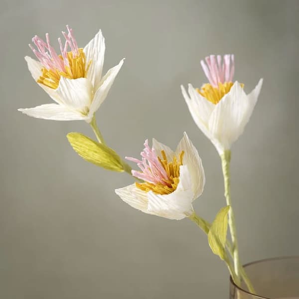 Kräppapper 25x60 cm - 4 Ark - Ljusrosa