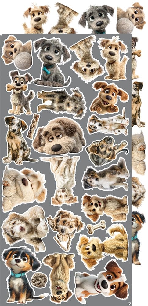 Paper Pack Set Dogs - Craft O Clock - Klippark Hundar