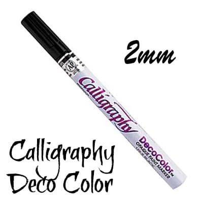 Kalligrafi Penna 2mm - DecoColor Liquid Black