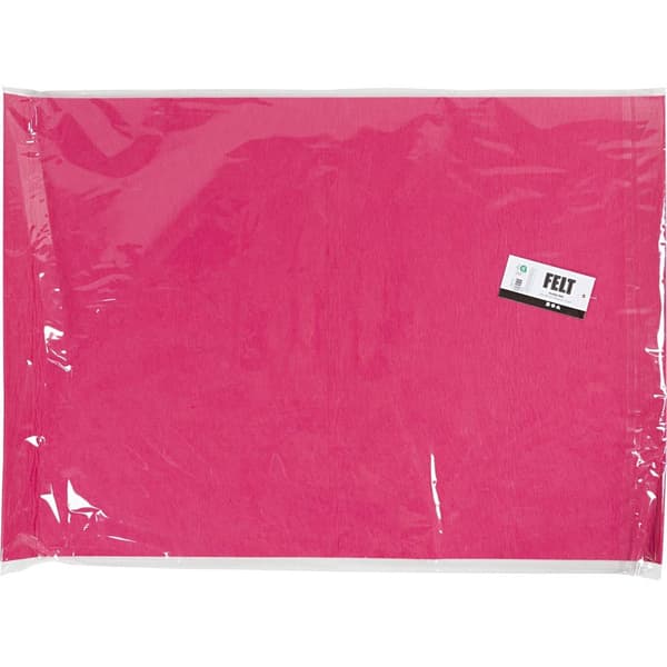 Hobbyfilt - 42x60 cm - Rosa - 1 ark