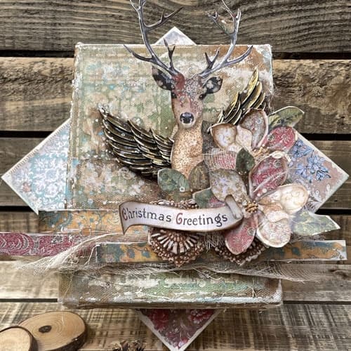 Card Collection - Christmas Greetings - Stamperia