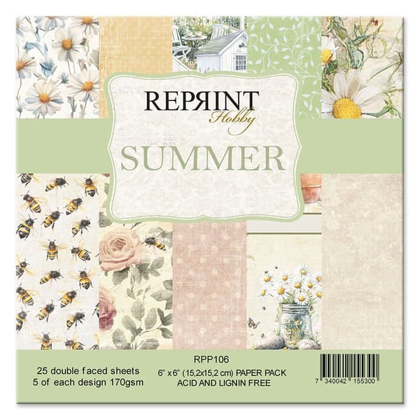 Paper Pad 6x6 - Summer - Reprint