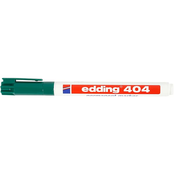 Edding 404 tusch - spets: 0,75 mm - Grön