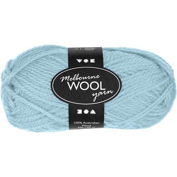 Melbourne Ullgarn - L: 92 m - Ljusturkos - 50 g