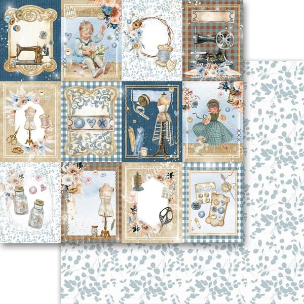 Paper Pad 12x12 - Memory Place - Stitched Together