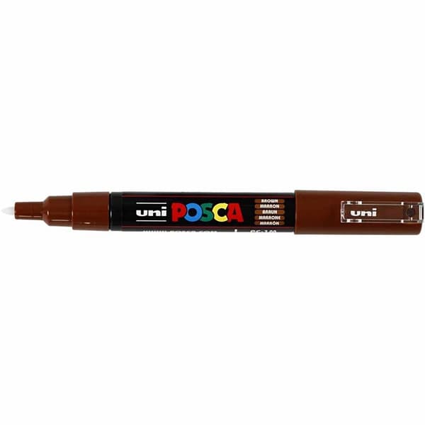 Posca Penna Extra Fine Bullet PC-1M - Brown - 0,7 mm