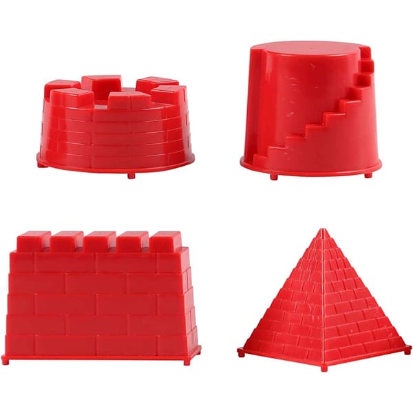 Sandformar till Riddarborg 5-8 cm - 4 mixade