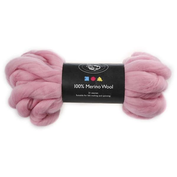 Merinoull - Ljusröd - 100 g