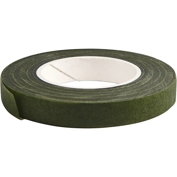 Blomstertejp - Mörkgrön - B: 12 mm - 27 m