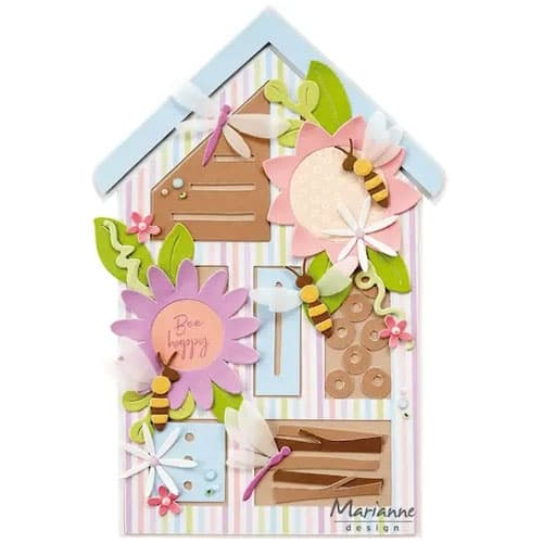 Stickers Hello Spring - 3 ark - Marianne Design