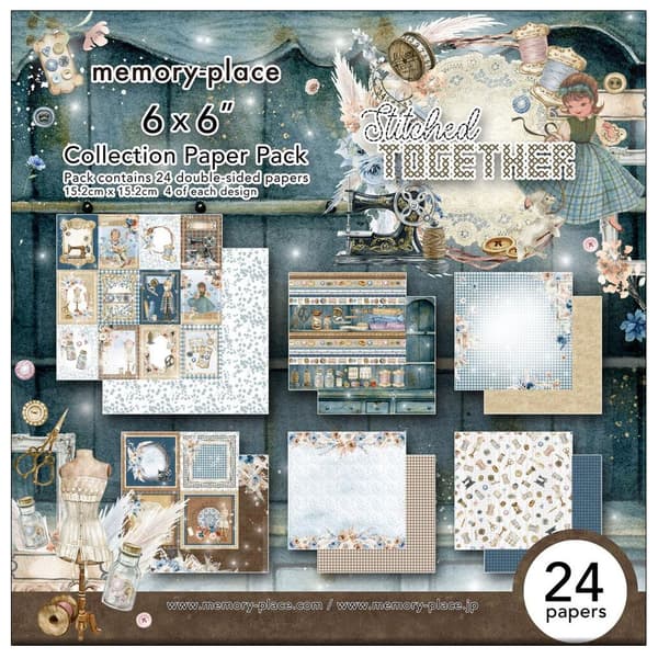 Paper Pad 6x6 - Memory Place - Stitched Together