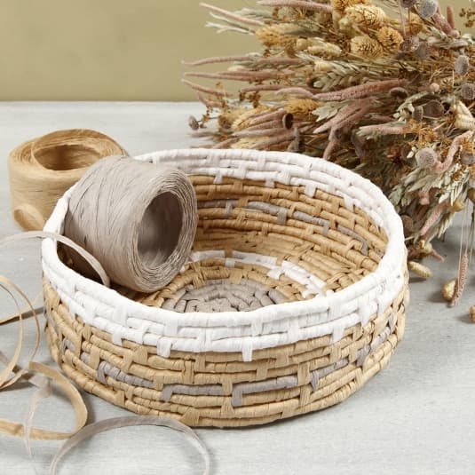 Pappersgarn - Ljusgrön - 100 m - Raffia