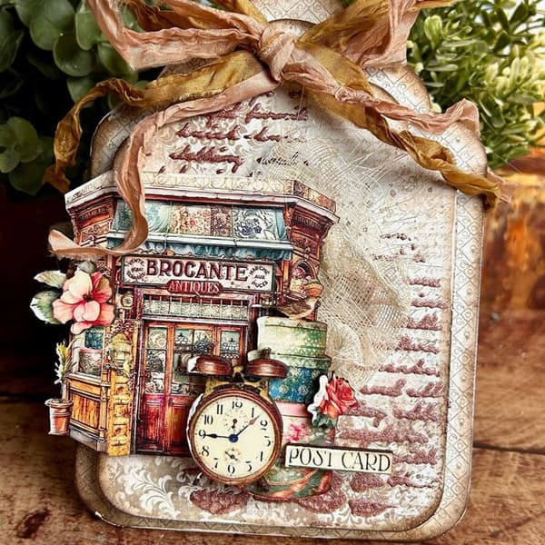Schablon Stamperia - Brocante Antiques Mixed Patterns - 20x25 cm