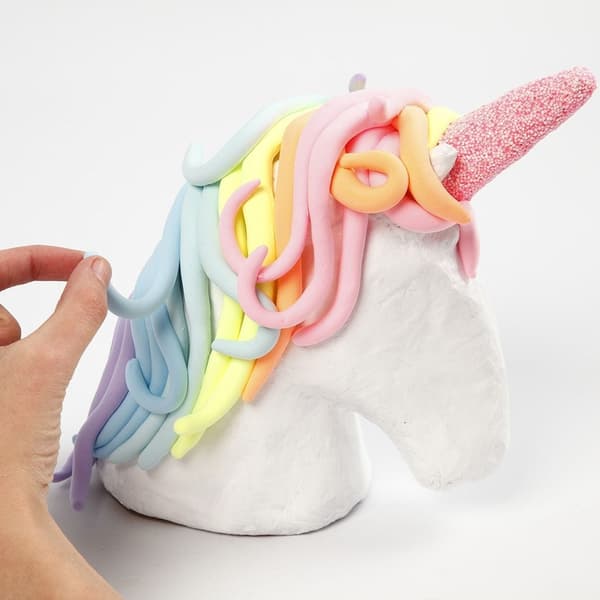 Papier Mache - Enhörning - 18,5 cm