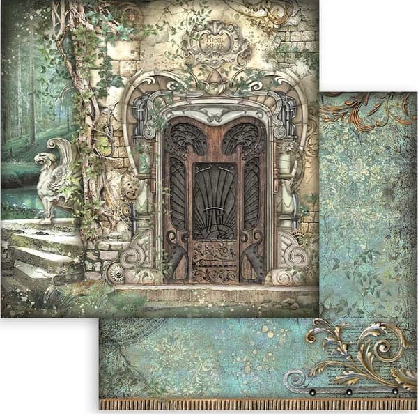 Paper Pad Stamperia - Magic Forest - 8x8 Tum