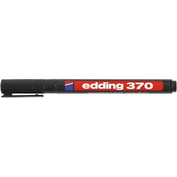 Edding 370 tusch - Spets 1 mm - Svart