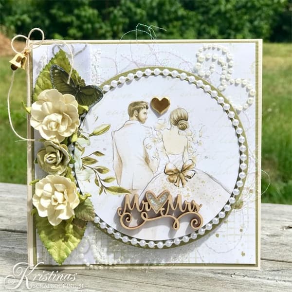 Papper A4 Smooth - Wedding White - 50 st - 120g