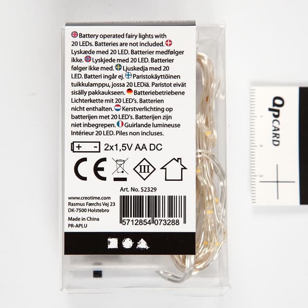LED Ljusslinga - L: 3,15 m - Transparent