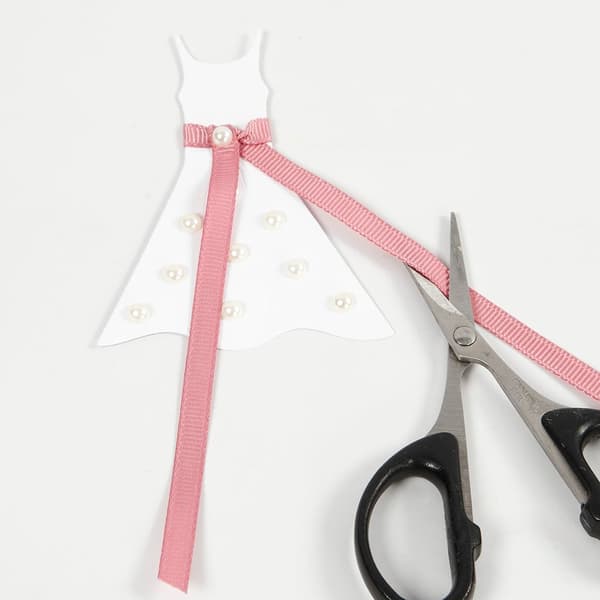 Grosgrainband - B: 5 mm - Rosa - 15 m