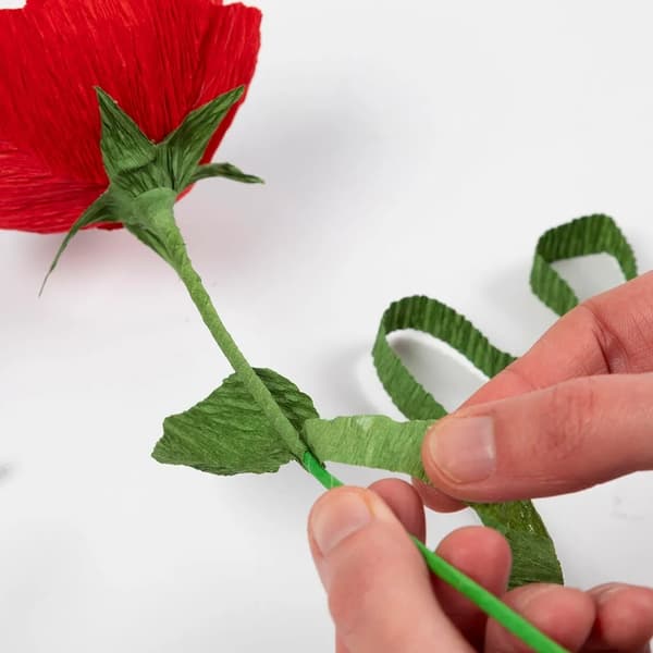 Mini DIY Pysselkit Kräppapper - Rosor