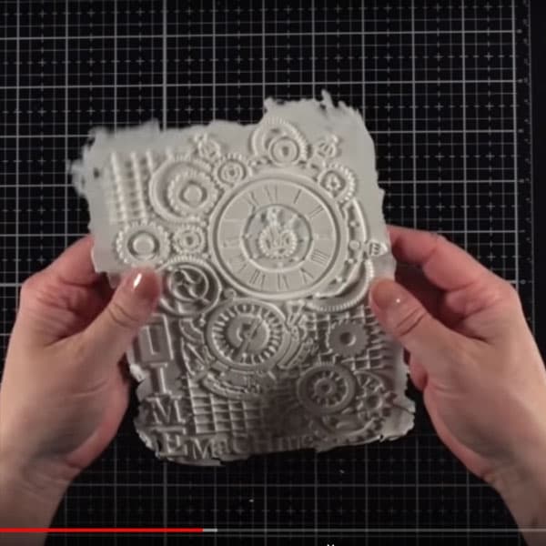 Texture Impression Mould A4 Stamperia - Poinsettia