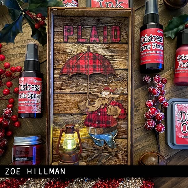 Distress Oxide Reinker - Lumberjack Plaid - Tim Holtz