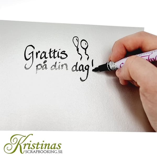 Kalligrafi Penna 2mm - DecoColor Liquid Black
