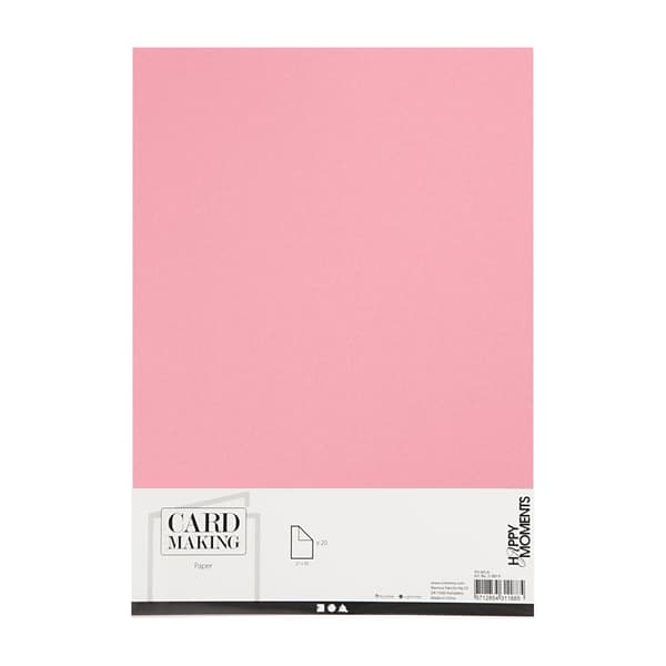 Papper A4 - Rosa - 20 st - 80 g