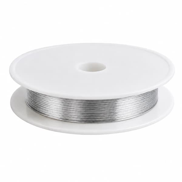 Smyckeswire 0,6 mm - Silverpläterad Koppar - 6 m