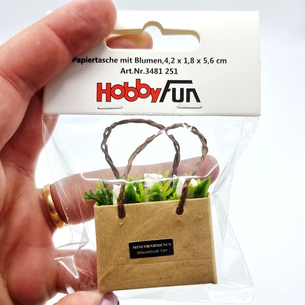 Miniatyr Blomsterkasse - 5,6 cm
