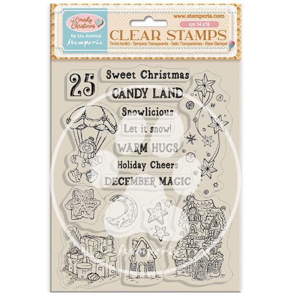 Clear Stamp - Candy Christmas - Stamperia