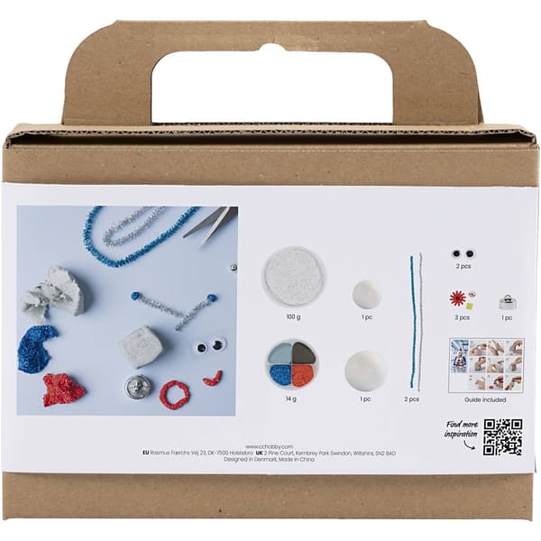 Mini DIY Pysselkit - Roboten Emil - Av Silk Clay Lera