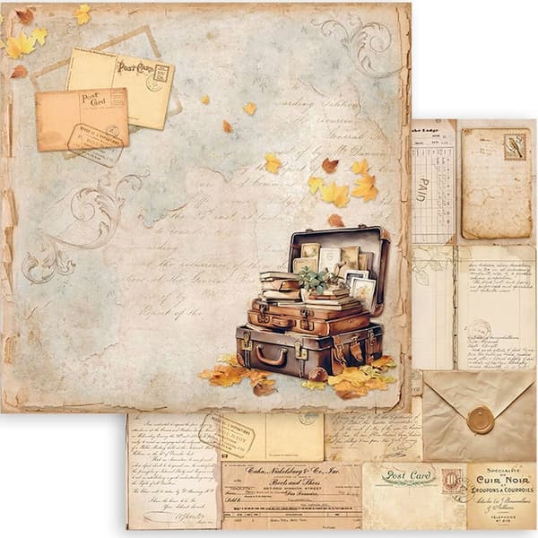 Paper Pad 8x8 Stamperia - Golden Harmony