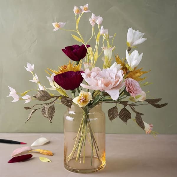 Blomstertejp - Mörkgrön - B: 12 mm - 27 m
