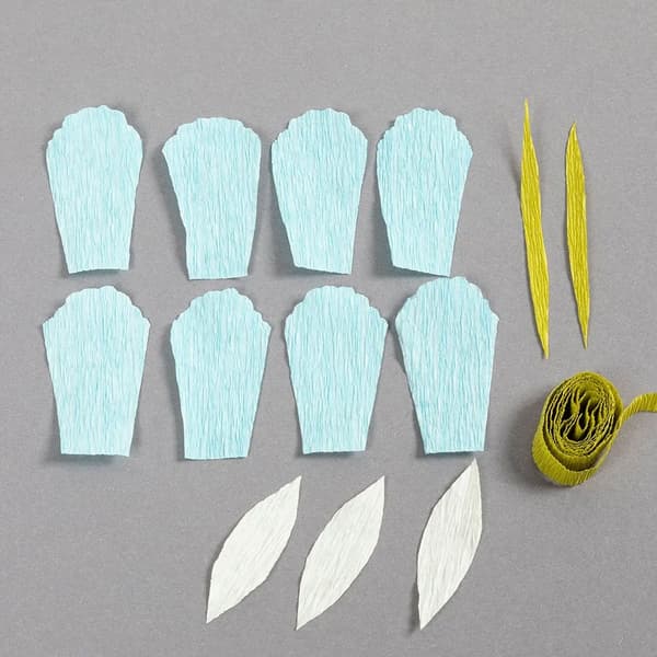 Mini DIY Kit - Kräppblommor - Harmonifull Blomster
