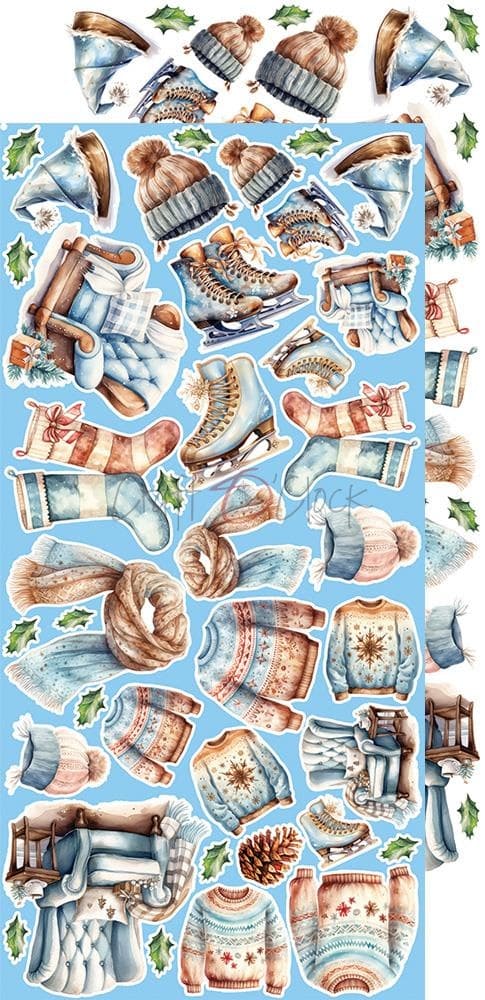 Paper Pack Extra Set II - Craft O Clock - Cozy Winterland