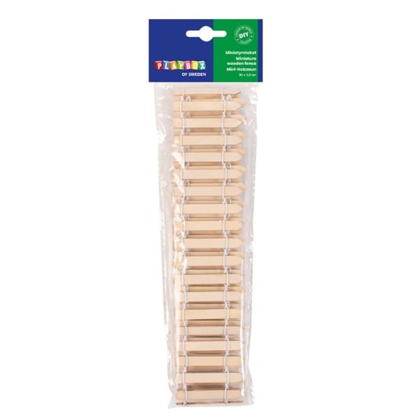 Miniatyr Staket i Trä - 90 cm