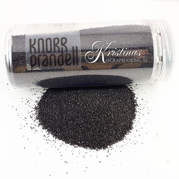 Färgad sand - Svart - 500 ml