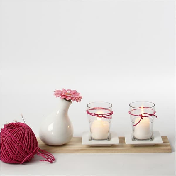 Pappersgarn - 42 m - Rosa