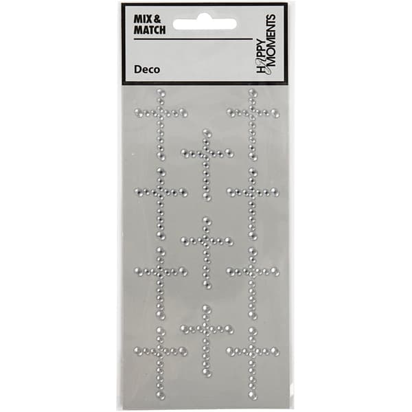 Stickers Kors - Rhinestones Silver - 11 st