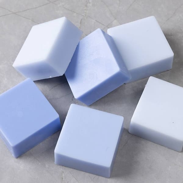 Silikonform - Kvadrat 6 st - 5x5 cm - 60 ml