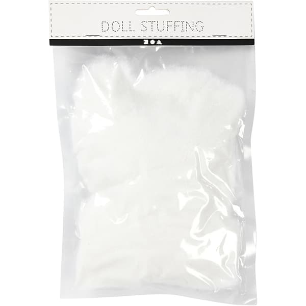 Dockfyllning Vit - Stoppningsvadd - 50 gram