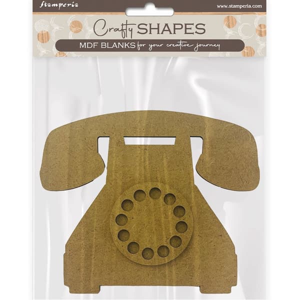 MDF Crafty Shapes Blanks - Telephone - Stamperia
