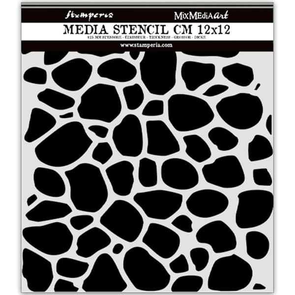 Schablon Stamperia - Hidden Grove - Stone Pattern - 12x12 cm