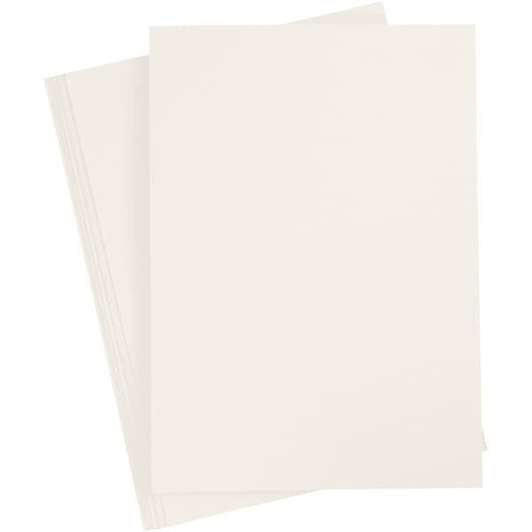 Strukturpapper A4 10 pack - Creme - 220g