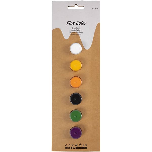 Plus Color Hobbyfärg - Halloweenfärger 6×5 ml